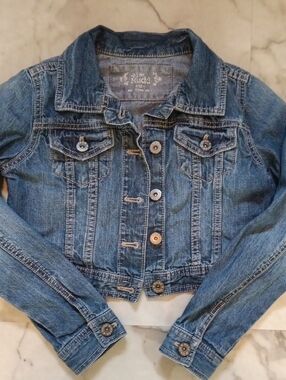 Mudd Light Blue Denim Jacket with Button Details